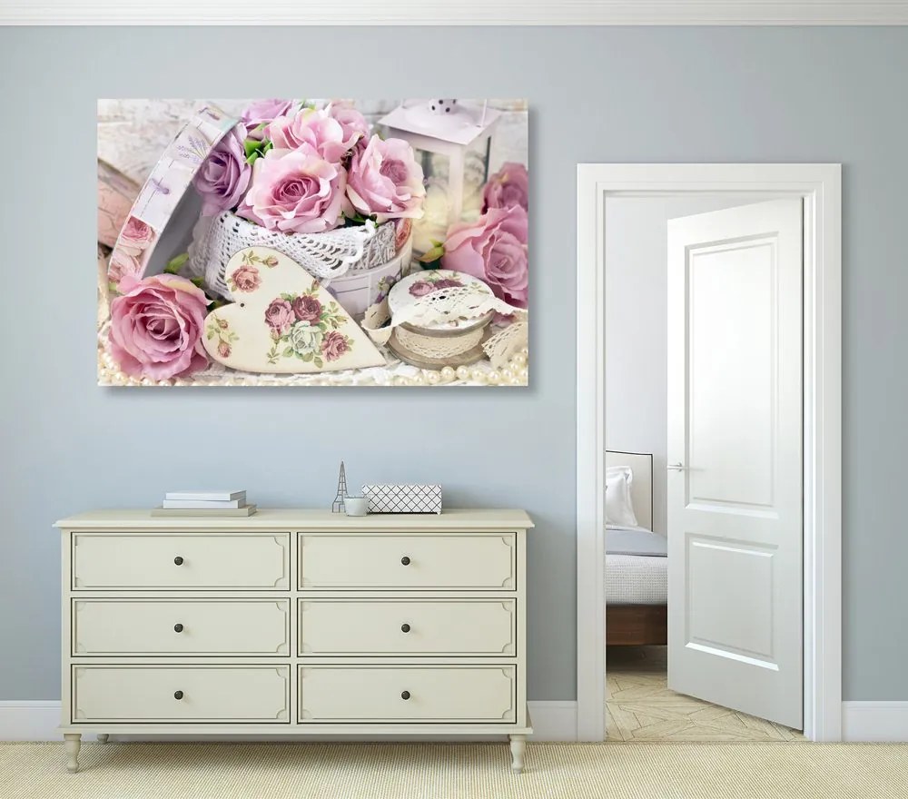 Tablou stilul vintage romantic