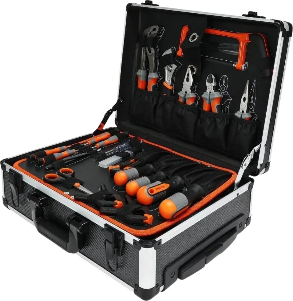 Trusă de scule si accesorii, 88 piese FX Tools – Troler cu set complet de scule, organizare profesională