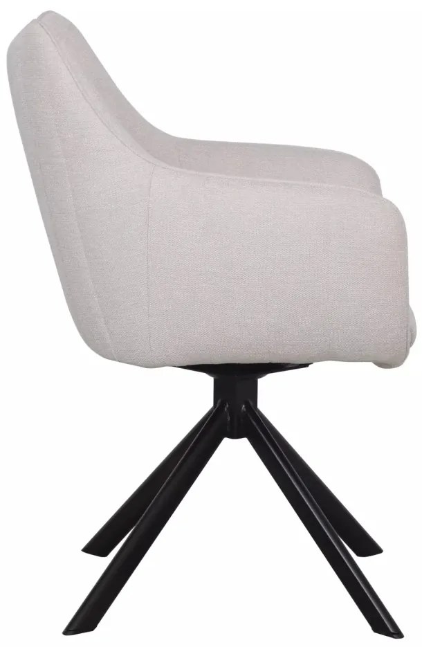 Scaun rotativ Azalia velvet bej deschis Blu30