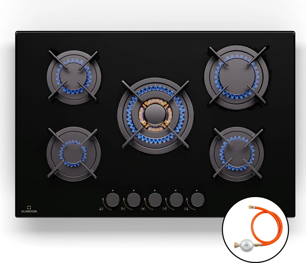 Klarstein Goldflame 5, plita pe gaz, 5 arzătoare