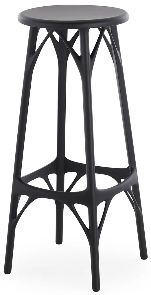 Scaun pentru bar A.I. STOOL LIGHT, î. 75 cm, diferite culori - Kartell Culoare: negru