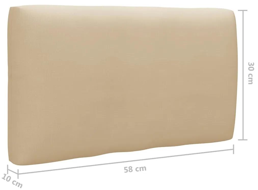 Canapea coltar de gradina din paleti, alb, lemn de pin tratat Bej, Canapea coltar, Alb, 1