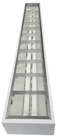 Corp de iluminat fluorescent 2xG13/18W/230V alb 120 cm