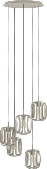 Eglo 901125 - Lustră pe cablu ROMAZZINA 5xE27/40W/230V bej