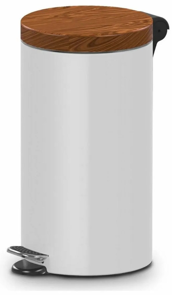 Alda Coș de gunoi cu pedală Sherwood Freedom Fresh30 l, alb, 30 l