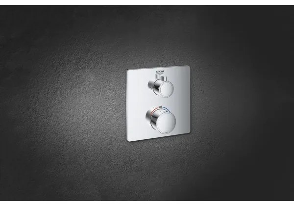 GROHE 24079000 - Baterie termostatică pentru duș GROHTHERM, crom lucios