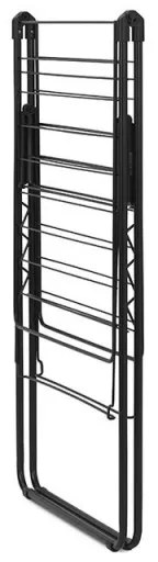 Uscator de rufe Brabantia Hangon 1004165, 20 m, 6 umerase, Reglabil, Blocare copii, Negru/mat