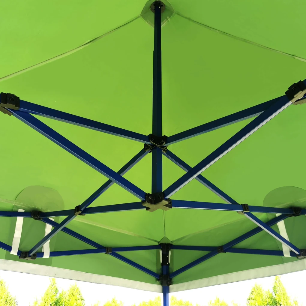 Pavilion de grădină 2x3m - fara 3 pereti - Negru