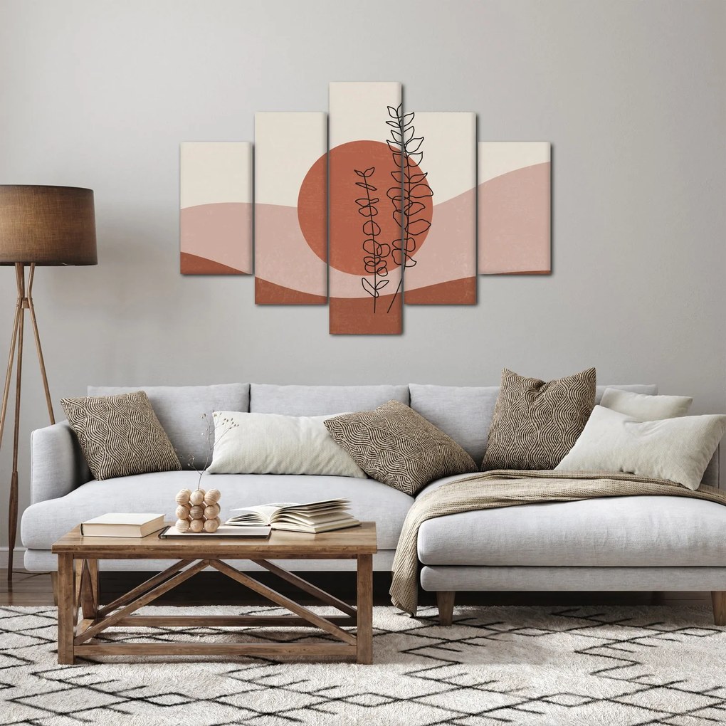 Tablou - Boho frunze N⁰1 (150x105 cm)