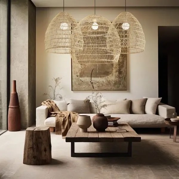 Immax 08260L - Lustră suspendată pe cablu BOHO DELICADO, 1x E27/40W/230V, Ø 38 cm