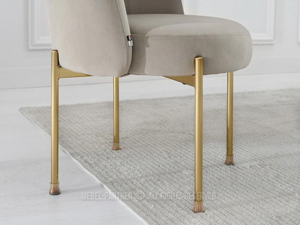 Scaun Charliez (bej + auriu). 1110979