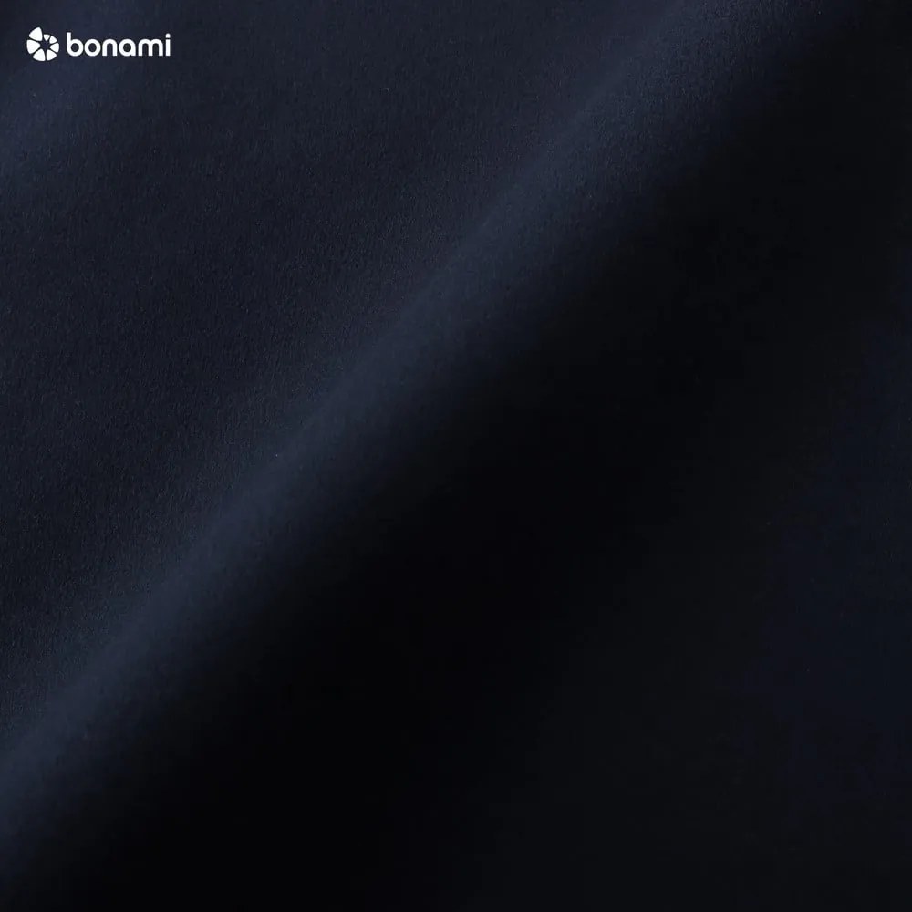 Colțar extensibil din catifea cu șezlong dreapta Milo Casa Santo, albastru