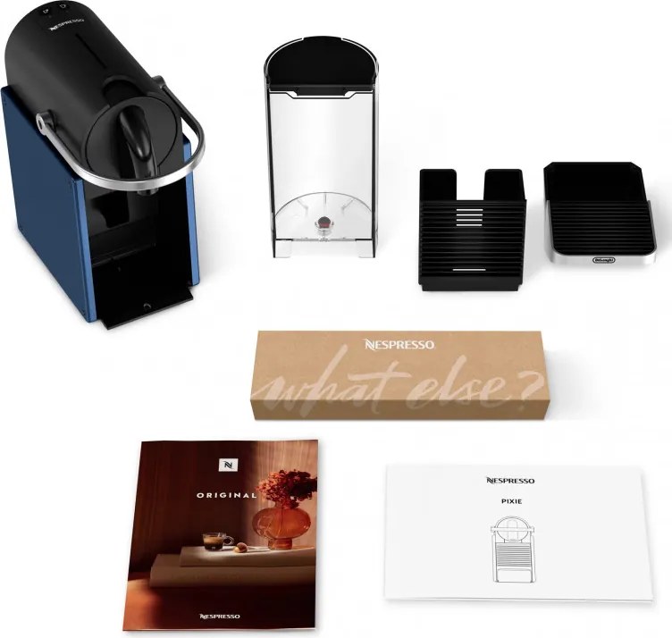 Espressor DeLonghi Pixie EN127.BL, 1260 W, 19 bari, 0,7 L, Nespresso, Oprire automata, Albastru