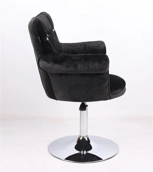 HR804CN SCAUN CATIFEA NEGRU