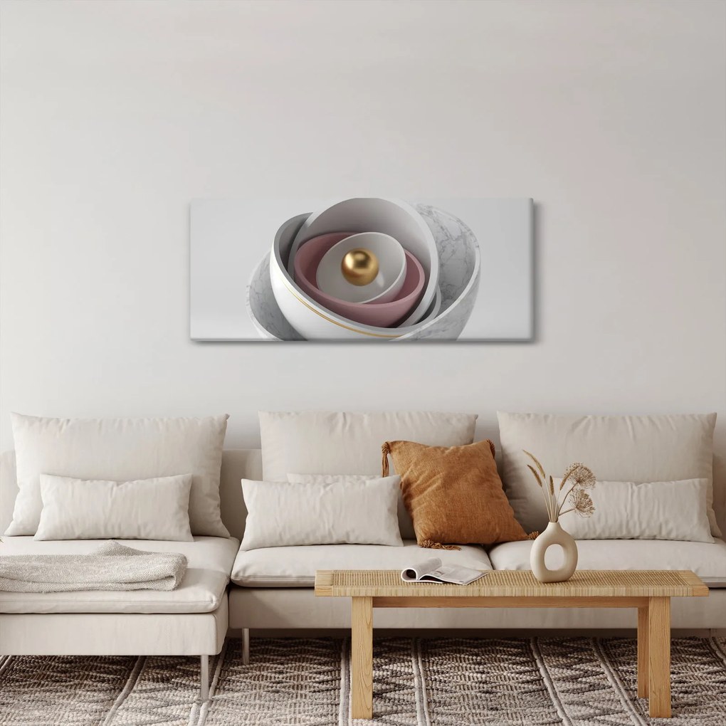 Tablou - Perlă de aur (120x50 cm)