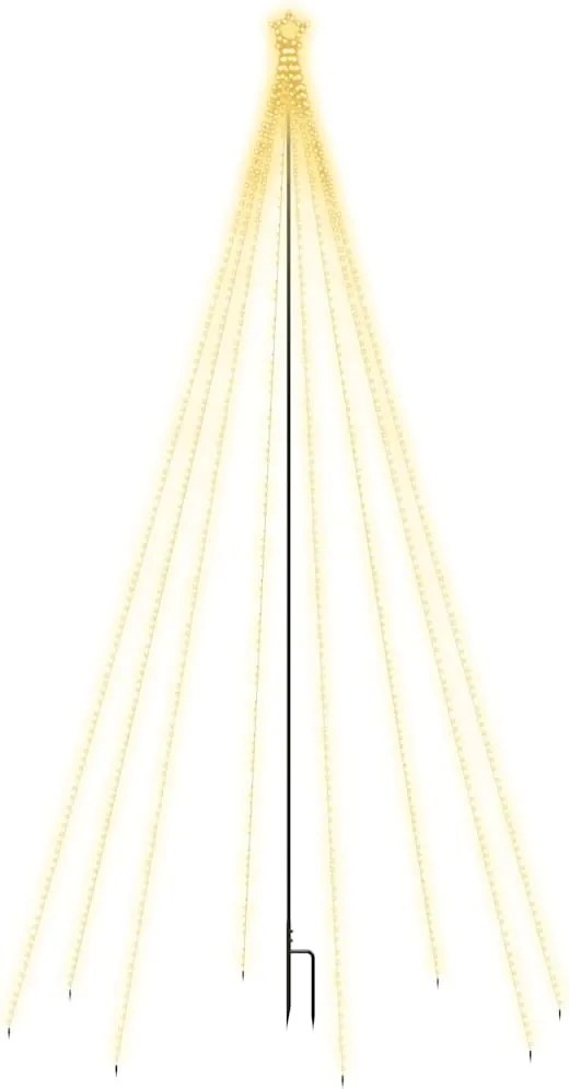 vidaXL Cascadă lumini pom Crăciun 2,5 m interior/exterior 400 leduri