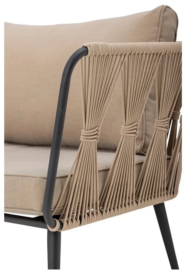 Canapea de grădină bej Pavone – Bloomingville