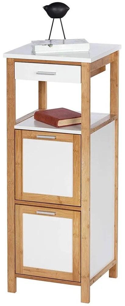 Bibliotecă pe două niveluri cu sertar FINJA, Wenko