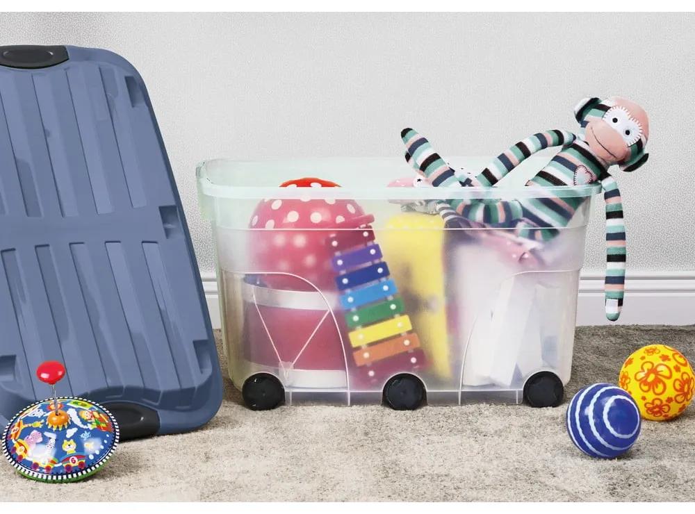 Cutie de depozitare din plastic cu capac Roller – Rotho