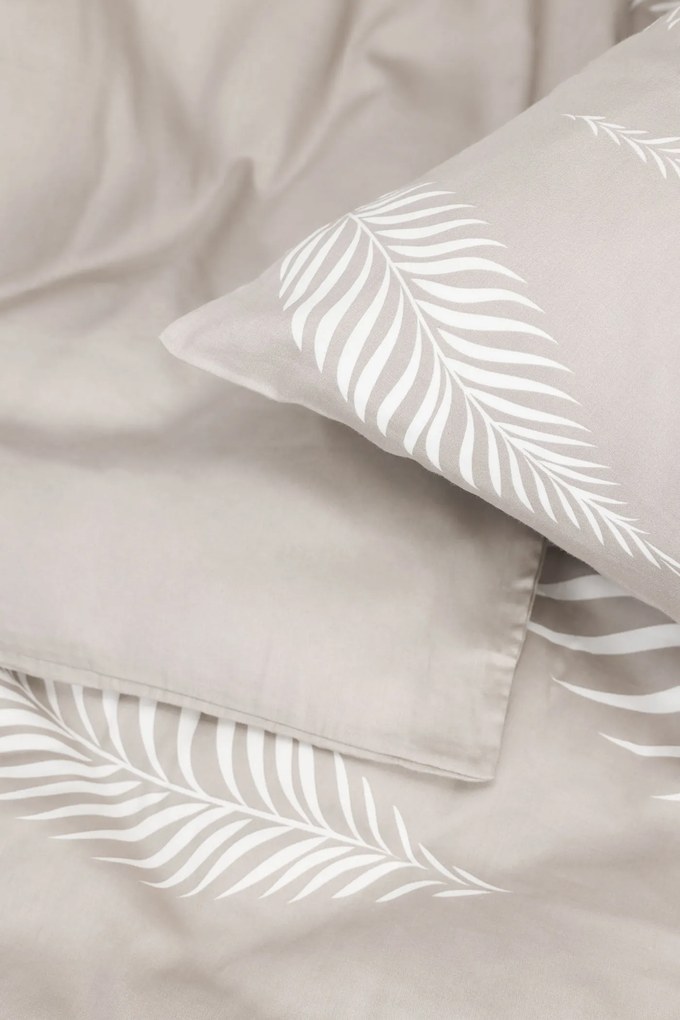 Lenjerie de pat din satin Sua bej 220x200 cm