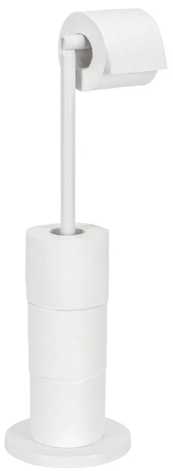 WENKO 21424100 - Suport pentru hârtie igienică, 21 x 55 cm, alb