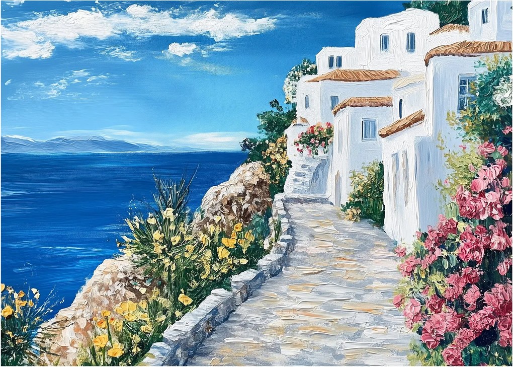 Tablou - Alee lângă mare (70x50 cm)