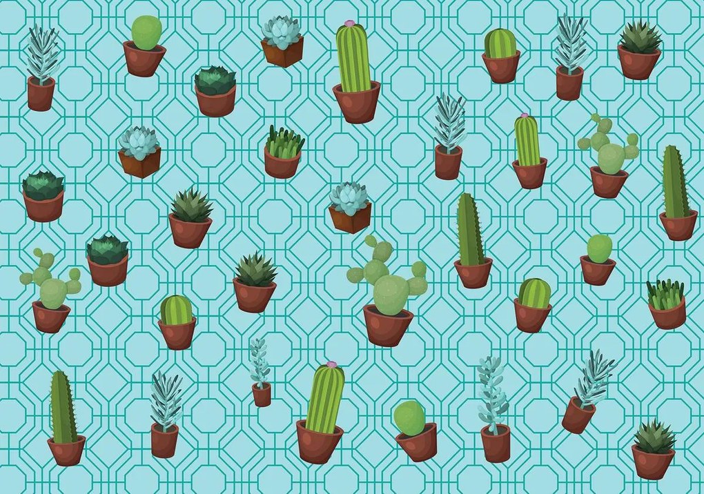 Fototapet - Cactus (254x184 cm), în 8 de alte dimensiuni noi