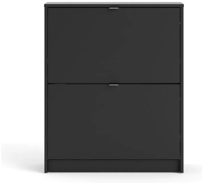 Pantofar negru cu deschidere înclinată Shoes – Tvilum