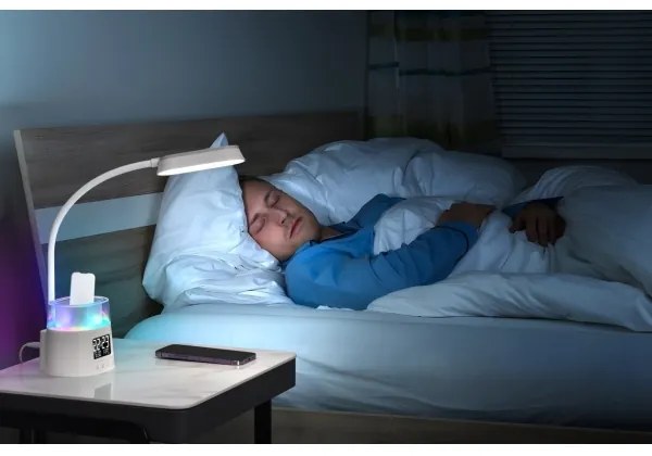 Lampă LED RGBW de masă cu suport de creioane Immax 08980L FALCON LED/10W/5V