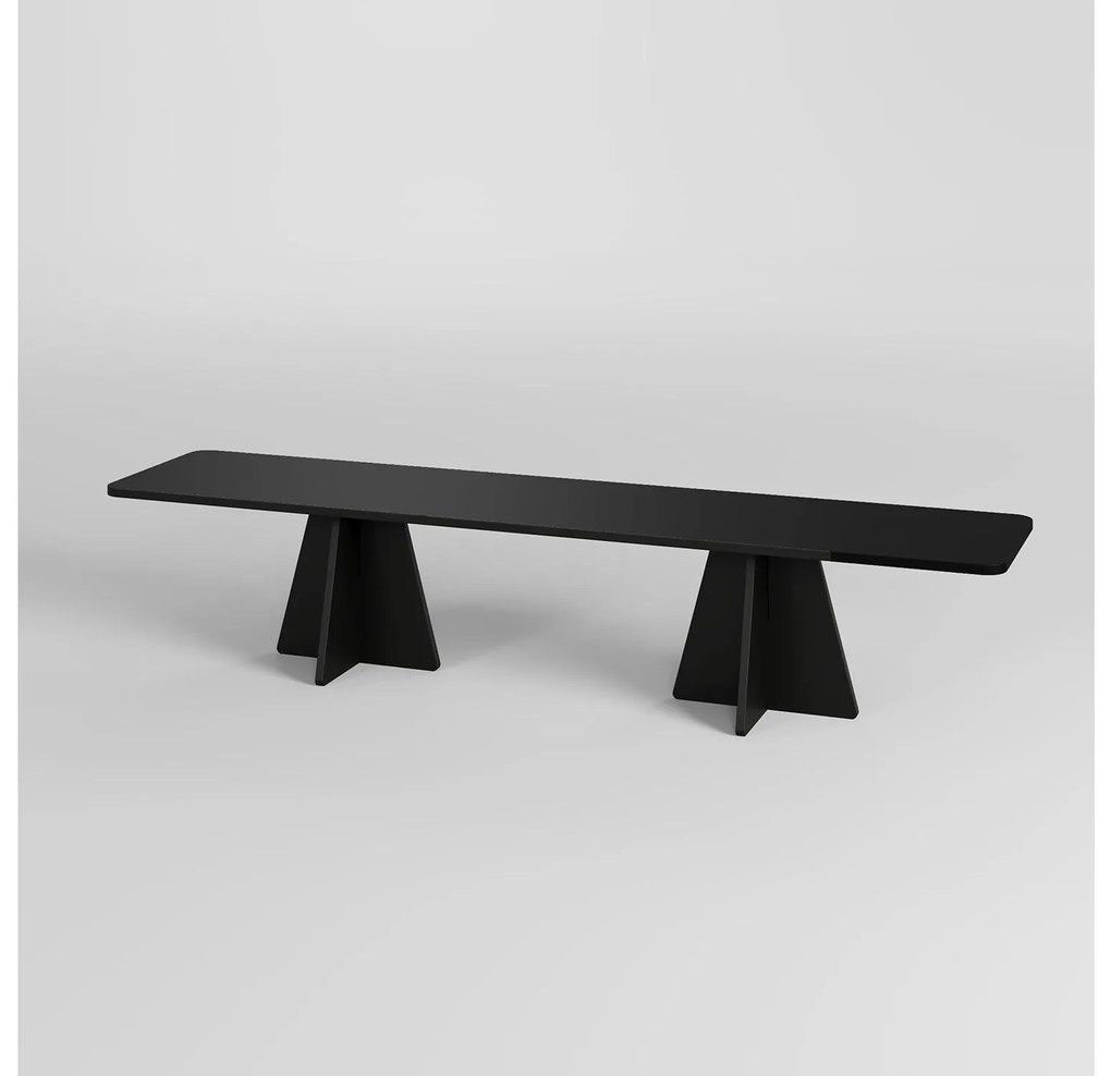 Set mobilier living Kabivo (negru) . 1095632