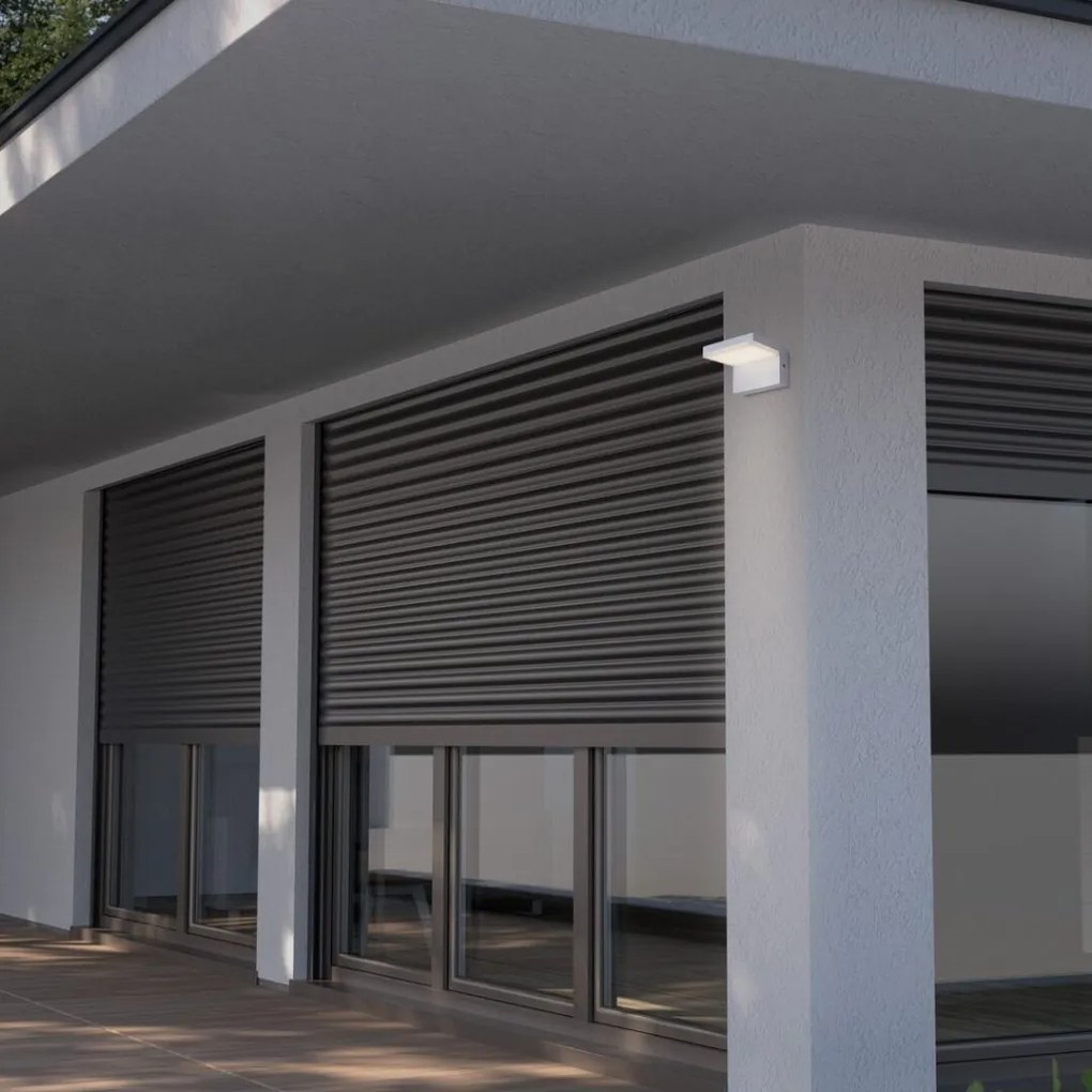 Aplica LED de perete pentru exterior IP54 Zaragoza alb