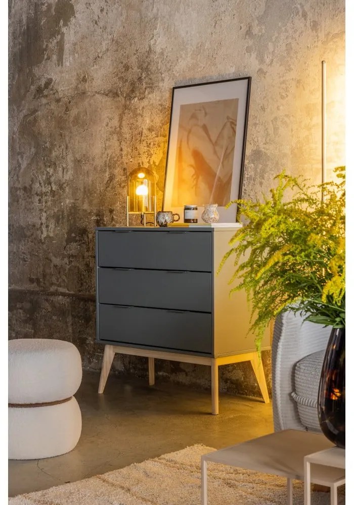 Comodă TV verde prăfuit 140x53x40 cm Pisco – Marckeric