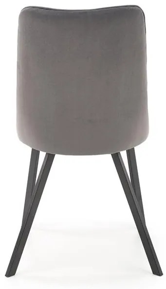 Scaun K450 velvet gri
