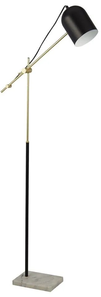 Lampadar/Lampa de podea design decorativ Odyssey negru/auriu