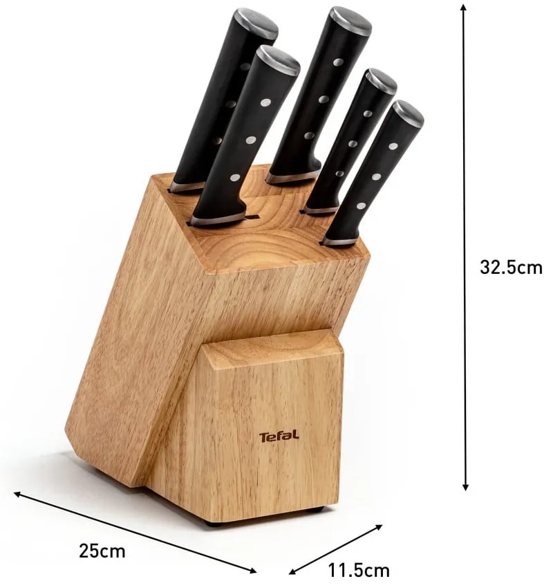 Bloc cu 5 cuțite Ice Force - Tefal