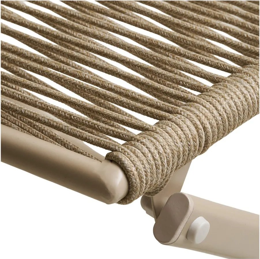 Set de dining pentru grădină bej din metal pentru 2 persoane Arcas – House Nordic