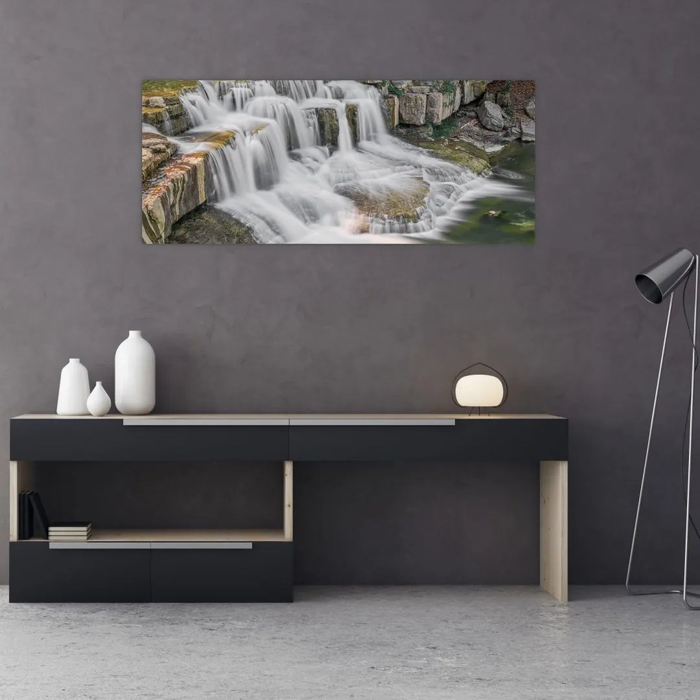 Tablou cu cascade (120x50 cm)