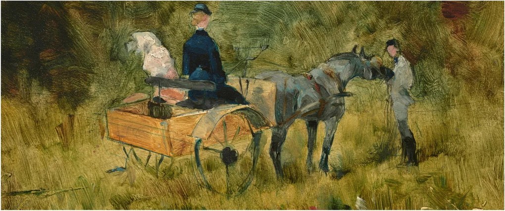 Tablou - Henri de Toulouse-Lautrec, The Trap, reproducere (120x50 cm)