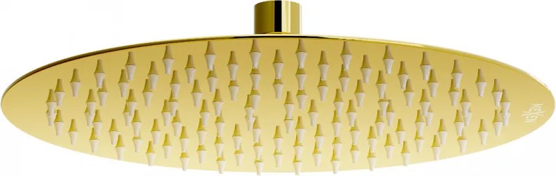 Mexen Slim palarie de duș 25 cm, aurie - 79225-50