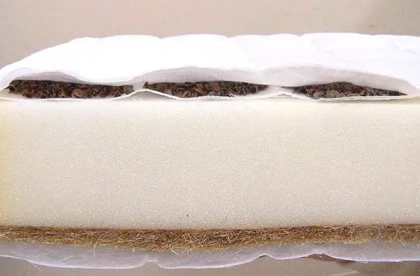 Saltea pentru patut ortopedica spuma Cocos 60 x 120 cm