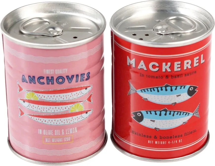 Set solniță și piperniță Fish – Rex London