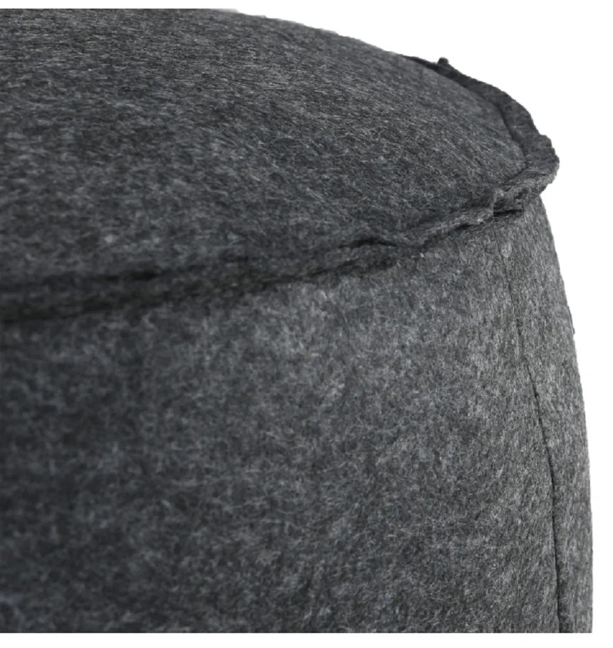 Taburet, material textil gri/maro, RAGIN