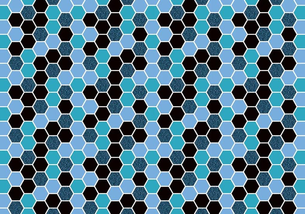 Fototapet - Hexagon mozaic (152,5x104 cm), în 8 de alte dimensiuni noi