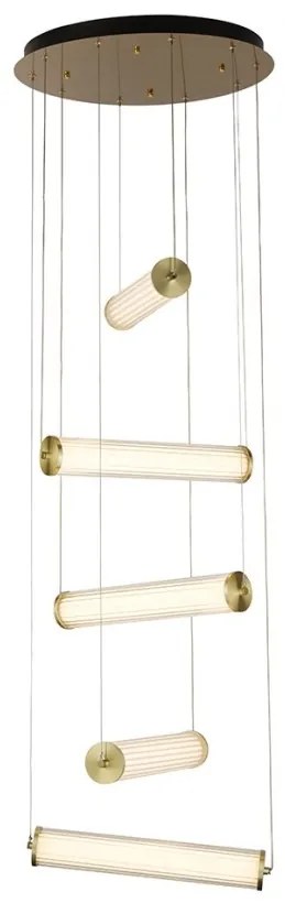 Lustra LED suspendata design modern Clamp aurie 63125-5GO SRT