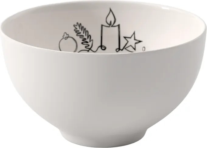 Bol pentru cereale de Crăciun, 0,47 l, colecția Statement Lines - Villeroy & Boch