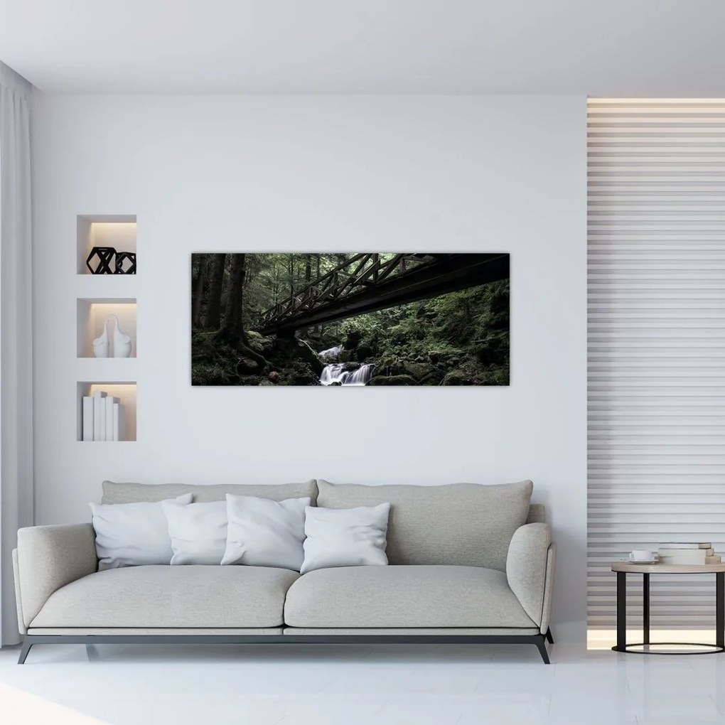 Tablou din pădurea neagră (120x50 cm)
