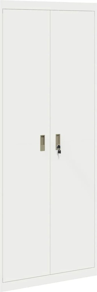 vidaXL Dulap de depozitare Alb 80 x 40 x 200 cm Oțel