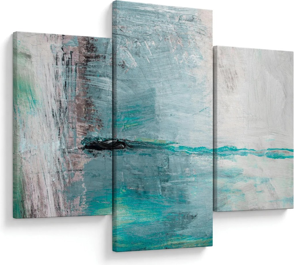 Tablou - pictură abstractă în ulei (90x60 cm)