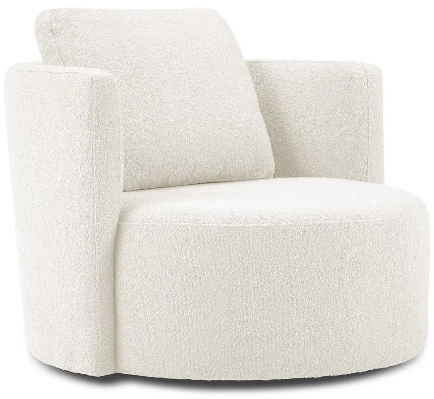 Fotoliu pivotant Interieurs 86 Nael, alb