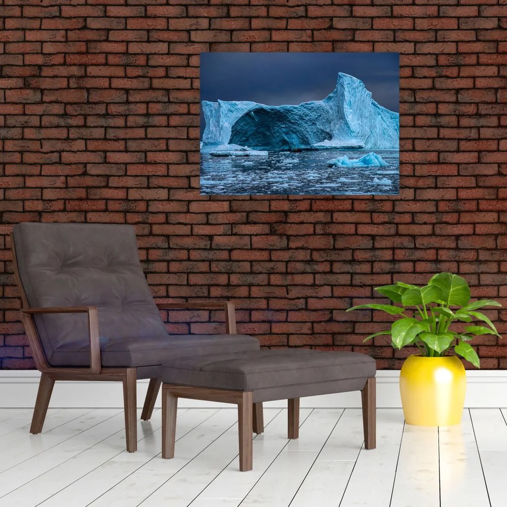 Tablou - Peștera de gheață (70x50 cm)